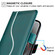 iPhone 16e / 17e Side Buckle S Curve Leather Phone Case - Green