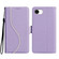 iPhone 16e / 17e Side Buckle S Curve Leather Phone Case - Purple