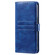 iPhone 16e / 17e Simple 6-Card Wallet Leather Phone Case - Blue