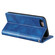iPhone 16e / 17e Simple 6-Card Wallet Leather Phone Case - Blue