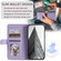 iPhone 16e / 17e Simple 6-Card Wallet Leather Phone Case - Purple