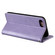 iPhone 16e / 17e Simple 6-Card Wallet Leather Phone Case - Purple
