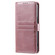 iPhone 16e / 17e Simple 6-Card Wallet Leather Phone Case - Rose Gold