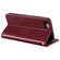 iPhone 16e / 17e Simple 6-Card Wallet Leather Phone Case - Wine Red