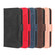 iPhone 16e / 17e Skin Feel Calf Texture Card Slots Leather Phone Case - Black