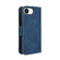 iPhone 16e / 17e Skin Feel Calf Texture Card Slots Leather Phone Case - Blue