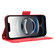 iPhone 16e / 17e Skin Feel Calf Texture Card Slots Leather Phone Case - Red