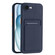 iPhone 16e / 17e Skin Feel Card Contrast Color Button TPU Phone Case - Dark Blue