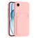 iPhone 16e / 17e Skin Feel Card Contrast Color Button TPU Phone Case - Pink