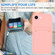 iPhone 16e / 17e Skin Feel Card Contrast Color Button TPU Phone Case - Pink