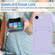 iPhone 16e / 17e Skin Feel Card Contrast Color Button TPU Phone Case - Purple