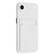 iPhone 16e / 17e Skin Feel Card Contrast Color Button TPU Phone Case - White