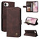 iPhone 16e / 17e Skin Feel Life Tree Leather Phone Case - Brown