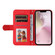 iPhone 16e / 17e Skin Feel Life Tree Leather Phone Case - Red