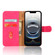 iPhone 16e / 17e Skin Feel Magnetic Flip Leather Phone Case - Rose Red