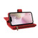 iPhone 16e / 17e Skin Feel Multi Card Slots Zipper Wallet Leather Phone Case - Red