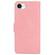 iPhone 16e / 17e Skin Feel Pure Color Flip Leather Phone Case - Pink