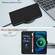 iPhone 16e / 17e Skin Feel Solid Color Leather Phone Case with Lanyard - Black