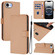 iPhone 16e / 17e Skin Feel Solid Color Leather Phone Case with Lanyard - Nude