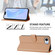 iPhone 16e / 17e Skin Feel Solid Color Leather Phone Case with Lanyard - Nude