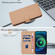 iPhone 16e / 17e Skin Feel Solid Color Leather Phone Case with Lanyard - Nude