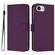 iPhone 16e / 17e Skin Feel Solid Color Leather Phone Case with Lanyard - Violet