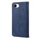 iPhone 16e / 17e Skin Feel Splicing Leather Phone Case - Blue