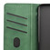 iPhone 16e / 17e Skin Feel Splicing Leather Phone Case - Green