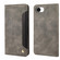 iPhone 16e / 17e Skin Feel Splicing Leather Phone Case - Grey