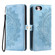 iPhone 16e / 17e Skin Feel Totem Embossed Leather Phone Case - Blue