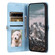 iPhone 16e / 17e Skin Feel Totem Embossed Leather Phone Case - Blue