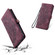 iPhone 16e / 17e Skin Feel Totem Embossed Leather Phone Case - Wine Red