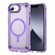 iPhone 16e / 17e Skin Feel TPU + PC MagSafe Magnetic Phone Case - Transparent Purple