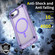 iPhone 16e / 17e Skin Feel TPU + PC MagSafe Magnetic Phone Case - Transparent Purple