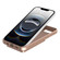 iPhone 16e / 17e Skin Feel TPU Hidden Mirror Card Bag Phone Case with Stand - Pink