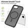 iPhone 16e / 17e Skin Feel TPU Hybrid PC MagSafe Phone Case - Black