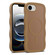 iPhone 16e / 17e Skin Feel Wave Texture MagSafe Phone Case - Brown