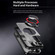 iPhone 16e / 17e Skin Sense Rotation Stand Semi-transparent Magsafe Phone Case - Space Gray