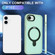 iPhone 16e / 17e Skin-feel MagSafe Holder PC Hybrid TPU Phone Case - Matcha Green