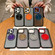 iPhone 16e / 17e Skin-feel Two-color Edge Strips 360 MagSafe Holder Phone Case - Purple