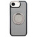iPhone 16e / 17e Skin-feel Two-color Edge Strips 360 MagSafe Holder Phone Case - Titanium Gray