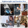 iPhone 16e / 17e Skin-Friendly D-Ring Holder Magnetic Shockproof Phone Case - Black