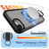 iPhone 16e / 17e Skin-Friendly D-Ring Holder Magnetic Shockproof Phone Case - Black