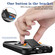 iPhone 16e / 17e Skin-Friendly D-Ring Holder Magnetic Shockproof Phone Case - Black