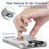 iPhone 16e / 17e Skin-Friendly D-Ring Holder Magnetic Shockproof Phone Case - Gray