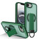 iPhone 16e / 17e Skin-Friendly D-Ring Holder Magnetic Shockproof Phone Case - Green