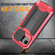 iPhone 16e / 17e Sliding Camera IP68 Waterproof Holder Phone Case - Red