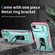 iPhone 16e / 17e Sliding Camshield Holder Phone Case - Pink + Grey Green