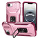 iPhone 16e / 17e Sliding Camshield Holder Phone Case - Pink + Rose Red