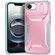 iPhone 16e / 17e Sliding Camshield Phone Case - Grey Green + Pink
